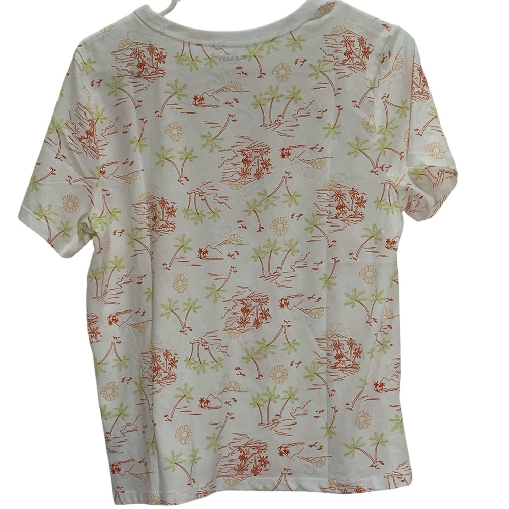 OLD NAVY Women's Palm Tree Print T-Shirt Size M NWT
